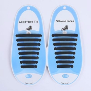Силиконовые шнурки лентяйки для обуви (4 шт.)