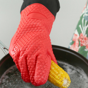Толстые термостойкие силиконовые перчатки (1 шт. / -40°C ~ 230°C)